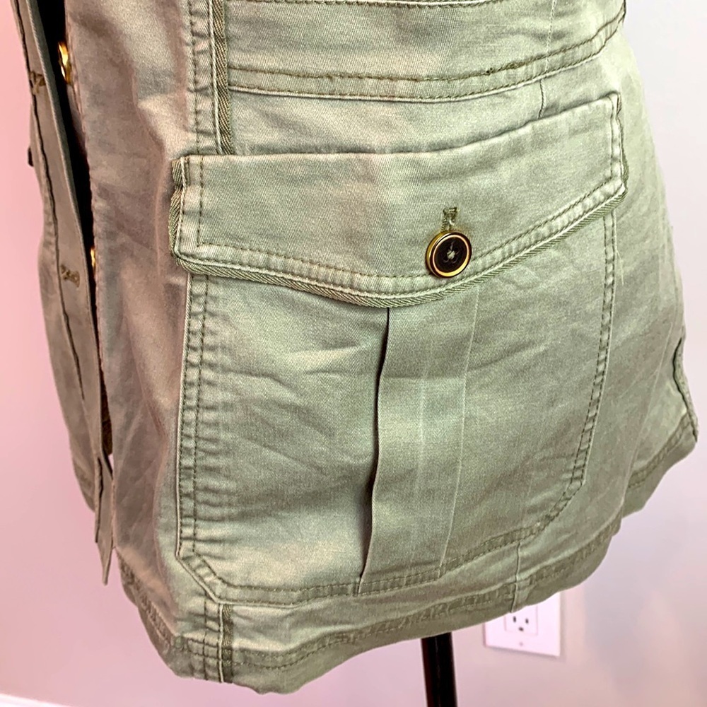White House Black Market Military Field Jacket in Forrest NEW! - Picture 4 of 11